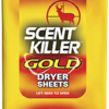 Wildlife Research Scent Killer Dryer Sheets Gold 18 pk.