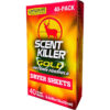 Wildlife Research Scent Killer Gold Dryer Sheets Autumn Formula 40 pk.