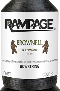 Brownell Rampage Bowstring Material Black 1/4 lb.