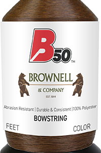 Brownell B50 Bowstring Material Dark Brown 1/4 lb.