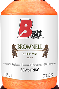 Brownell B50 Bowstring Material Fluorescent Orange 1/4 lb.