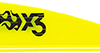Bohning X3 Vanes Neon Yellow 1.75 in. 100 pk.