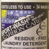 Atsko Sport-Wash Carbon Care Laundry Detergent 1 Liter