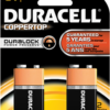 Duracell Coppertop Batteries 9 Volt 2 pk.