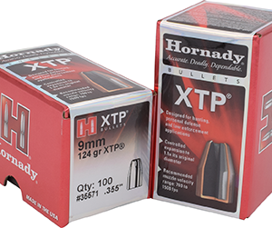 Hornady HP/XTP Bullets 9 mm. .355 in. 124 gr. 100 pk