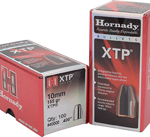 Hornady HP/XTP Bullets 10 mm. .40 cal. 155 gr. 100 pk.