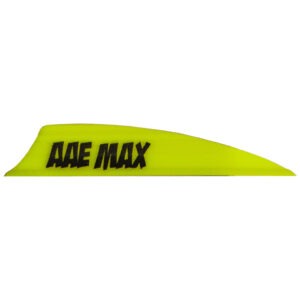 AAE Plastifletch Max Vanes Yellow 2 in. Shield 100 pk.