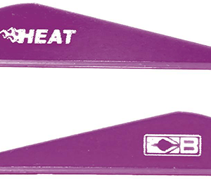 Bohning Heat Vanes Purple 36 pk.